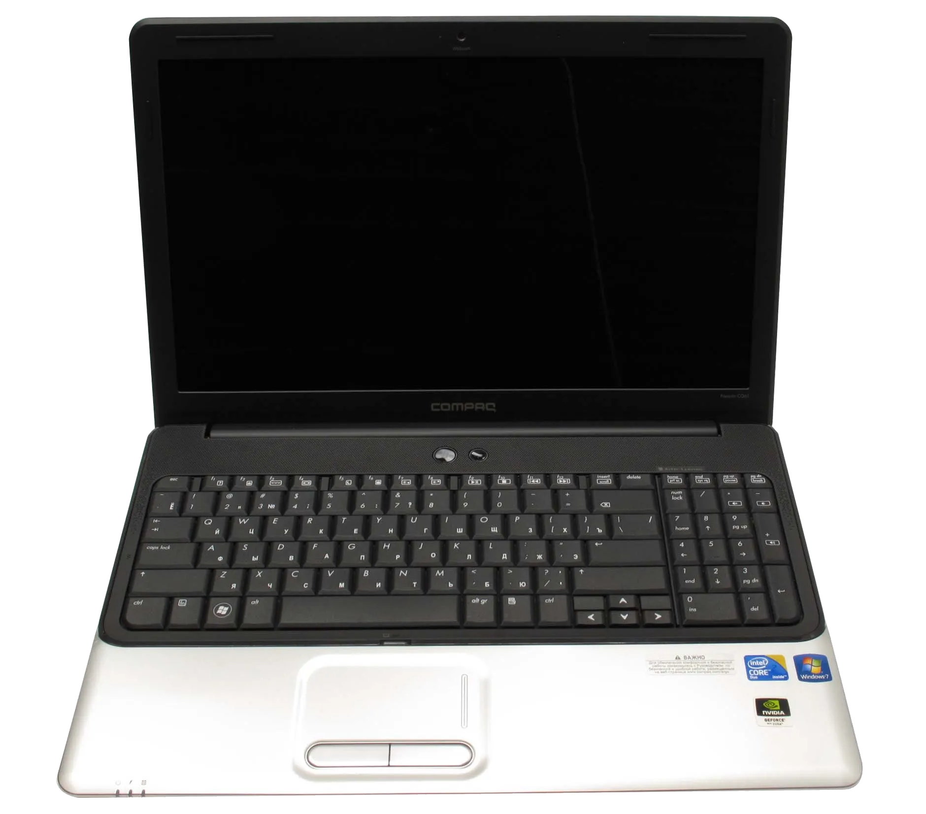 Замена вебкамеры HP Compaq Presario CQ61